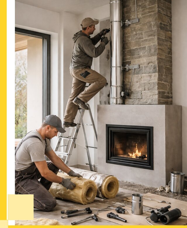 Монтаж дымоходов для каминов в Черняховске от 15720 р. ЭриданЧрх