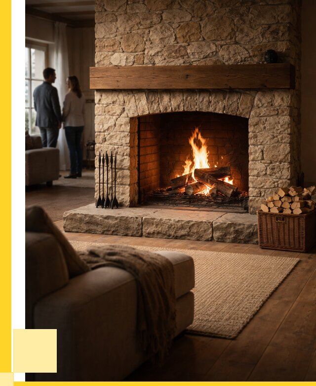 Открытые камины под ключ в Черняховске от 157200 р. ЭриданЧрх