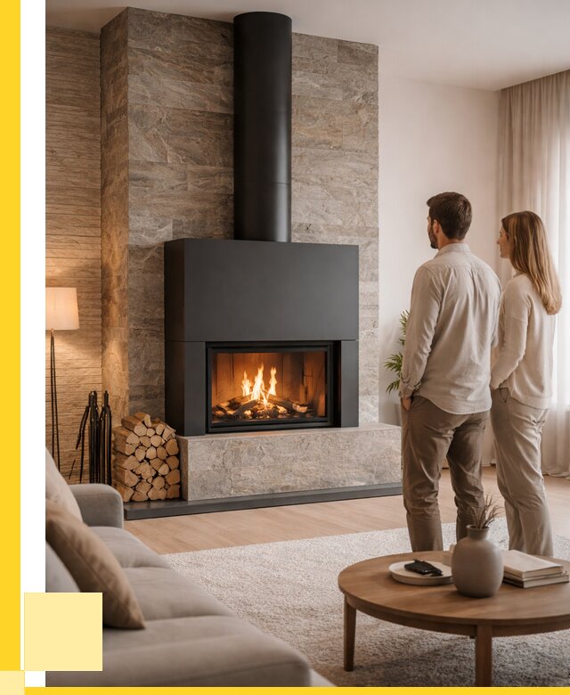 Закрытые камины под ключ в Черняховске от 125760 р., ЭриданЧрх