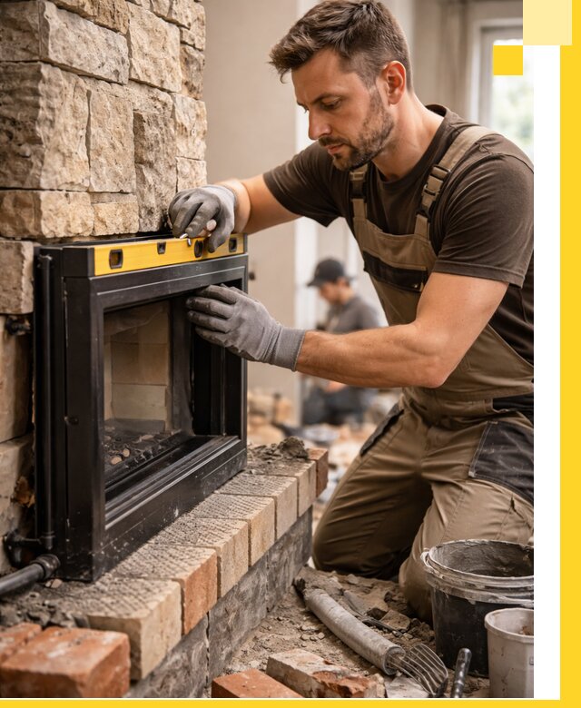 Дровяные камины под ключ в Черняховске: монтаж, обустройство