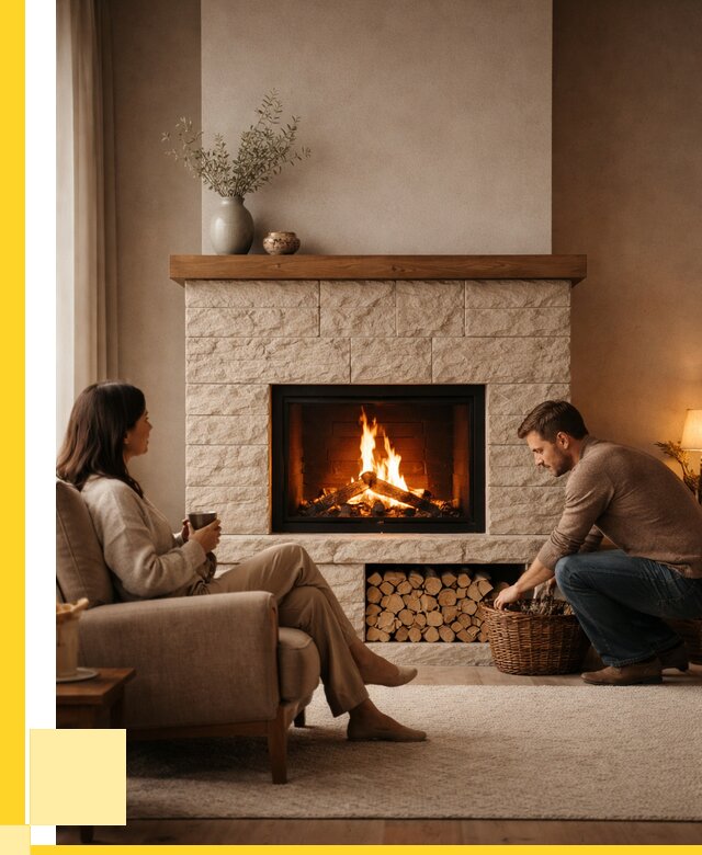 Камины для дома в Черняховске под ключ от 157200 р. | ЭриданЧрх