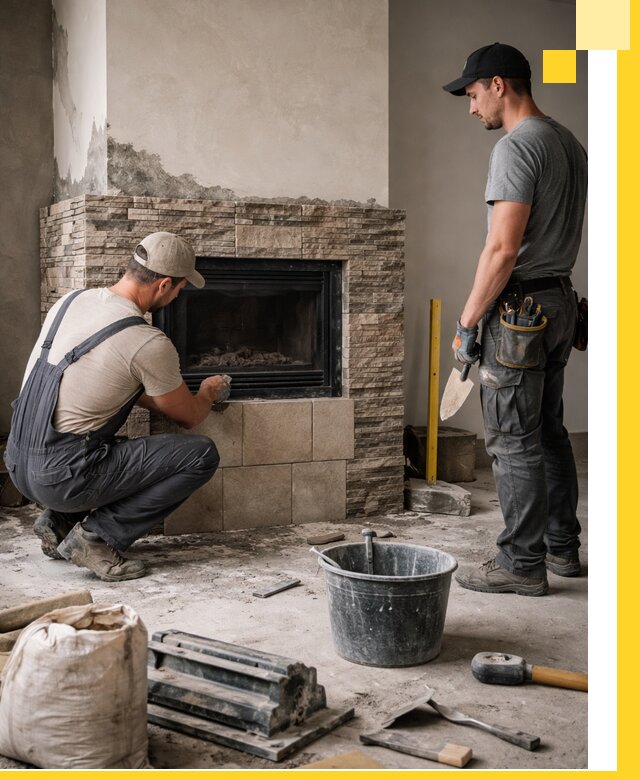 Камины под ключ в Черняховске: проект, изготовление и монтаж