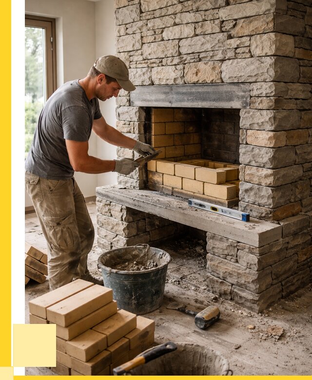 Кладка каминов и камина в Черняховске от 26200 р. ЭриданЧрх