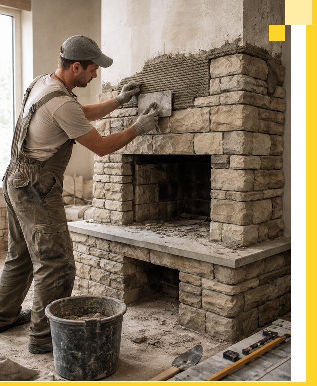 Строительство каминов под ключ в Черняховске от проектирования до монтажа