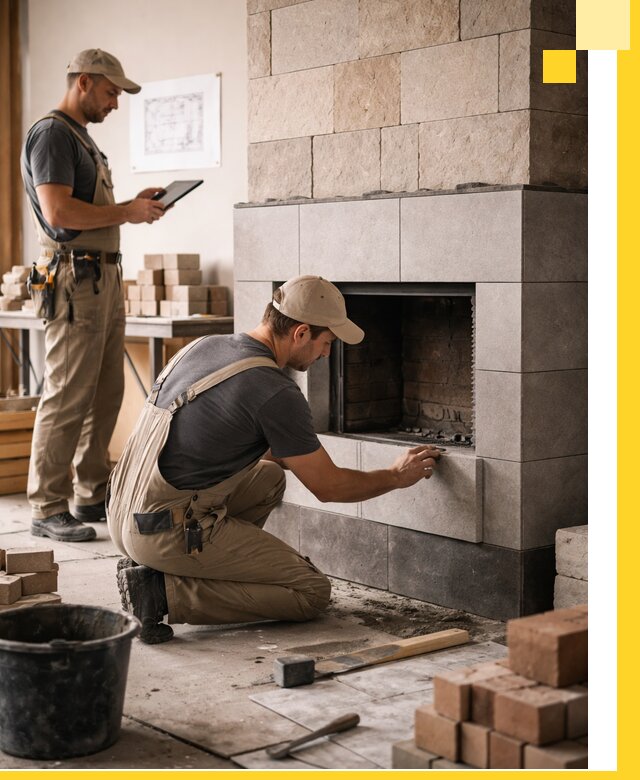 Индивидуальные проекты каминов и каминных систем в Черняховске