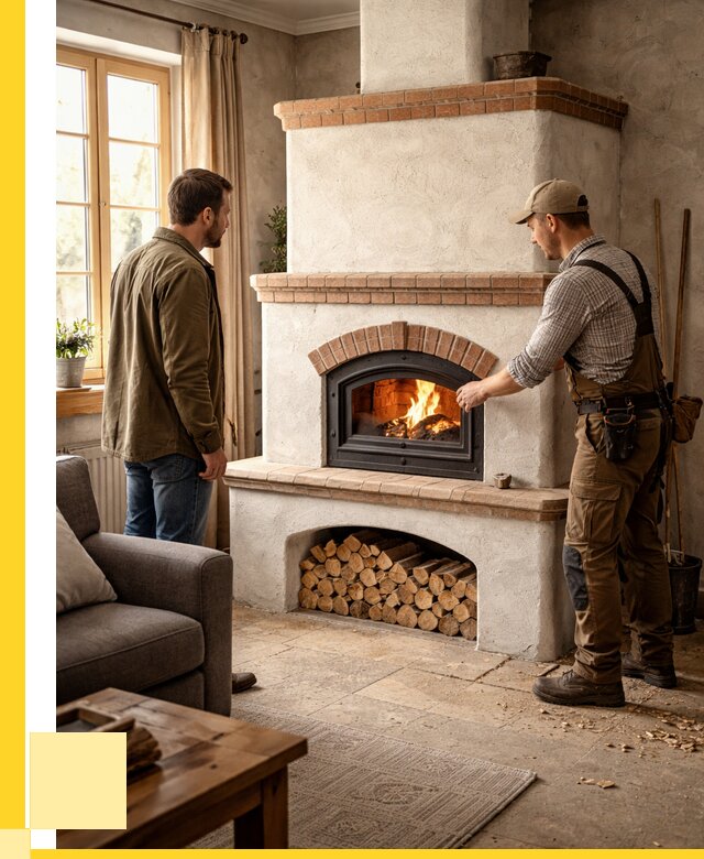 Печи камины в Черняховске: кирпичные, изразцовые от 62880 р. | ЭриданЧрх