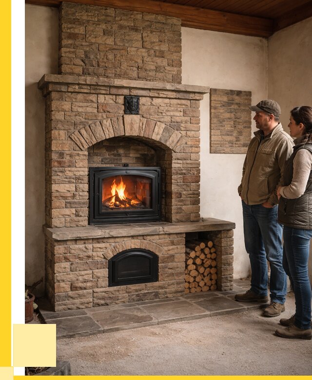 Кирпичная печь под ключ в Черняховске от 157200 р. | ЭриданЧрх