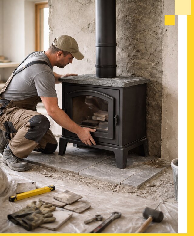 Профессиональный монтаж печей и каминов в Черняховске под ключ