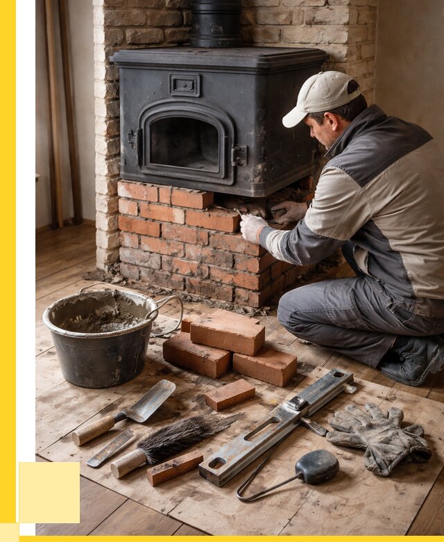 Ремонт печей в Черняховске от 12576 р., услуги печника ЭриданЧрх