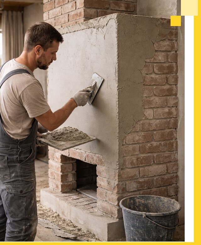 Отделка печей и облицовка каминов в Черняховске под ключ