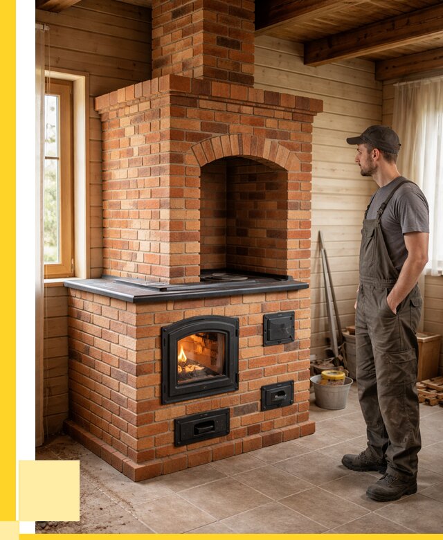Кирпичные печи в Черняховске: купить от 157200 р. | ЭриданЧрх