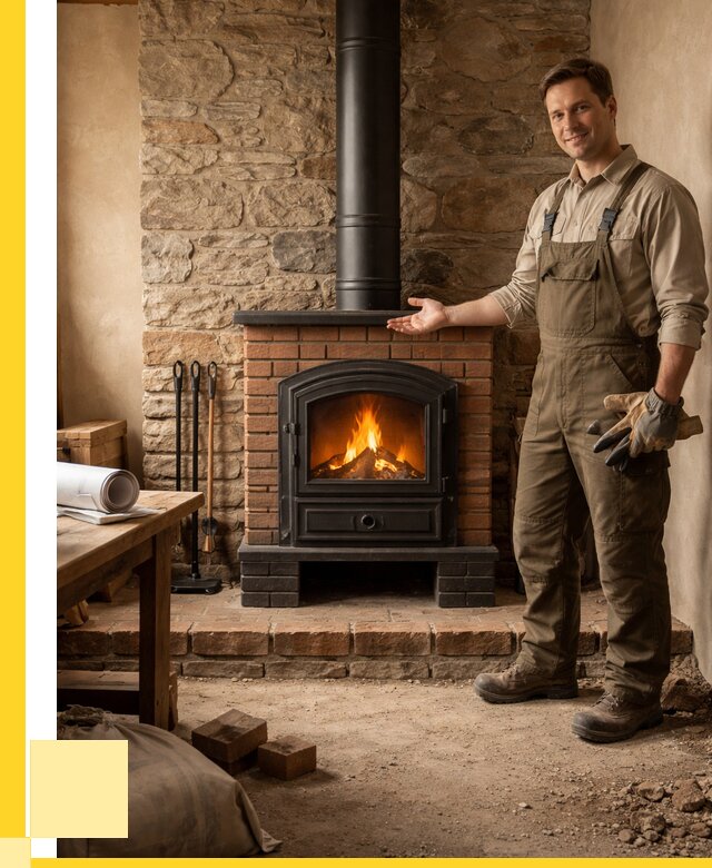 Печи отопительные из кирпича в Черняховске от 83840 р., ЭриданЧрх