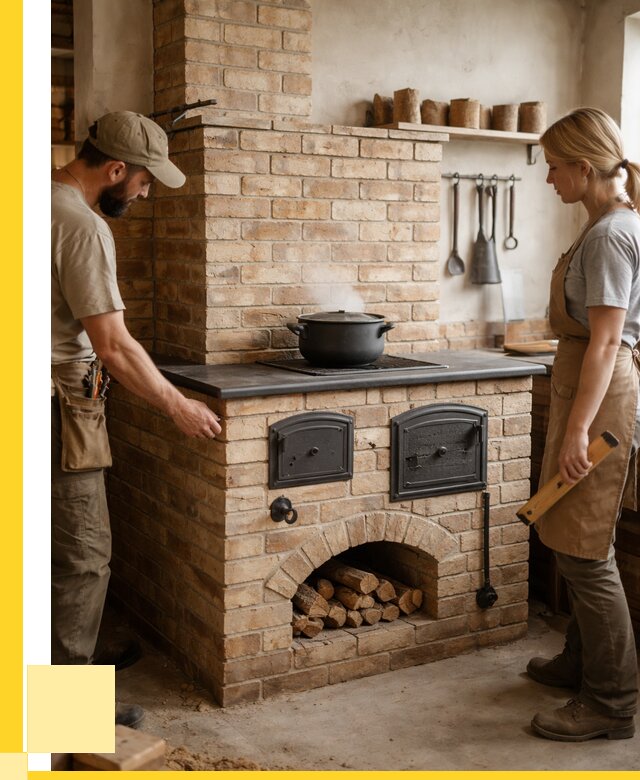 Варочно отопительные печи в Черняховске от 94320 р. | ЭриданЧрх