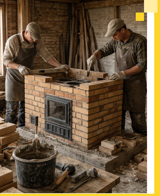 Изготовление и установка варочных печей под ключ в Черняховске