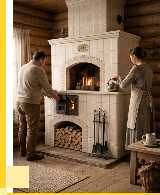 Русские печи в Черняховске: установка от 157200 р. ЭриданЧрх