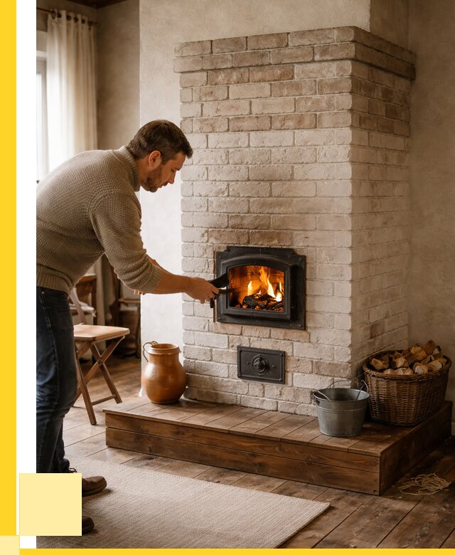 Печь голландка из кирпича в Черняховске от 89080 р. | ЭриданЧрх