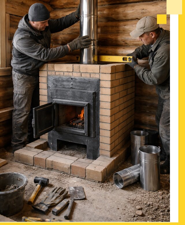 Проектирование, изготовление и установка банных печей в Черняховске