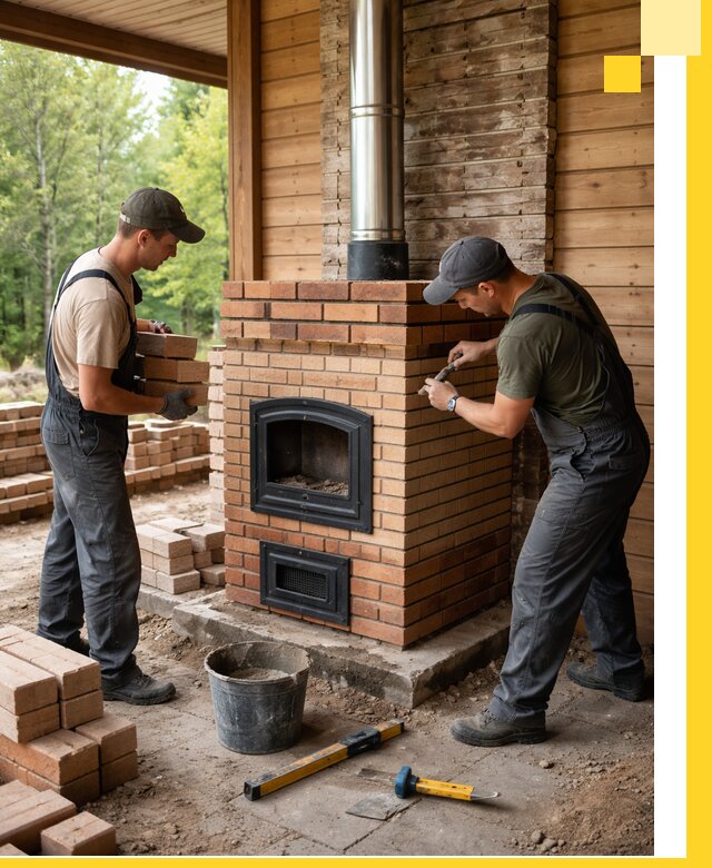 Производство и установка дачных печей под ключ в Черняховске