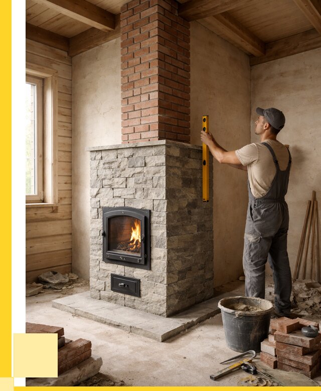 Печи и дымоходы под ключ в Черняховске от 47160 р., ЭриданЧрх