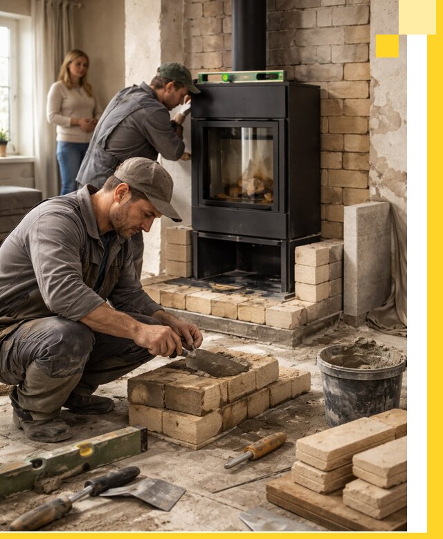 Печи и камины под ключ: проект, установка в Черняховске