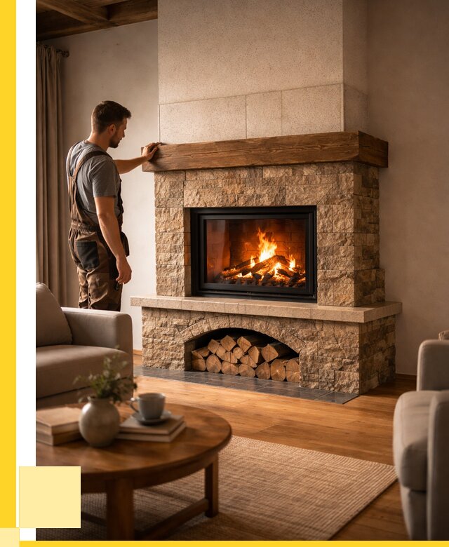 Печи камины для дома под ключ в Черняховске от 57640 р. | ЭриданЧрх