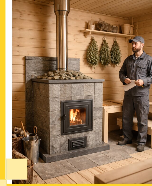 Печи для бани под ключ в Черняховске от 125760 р. | ЭриданЧрх