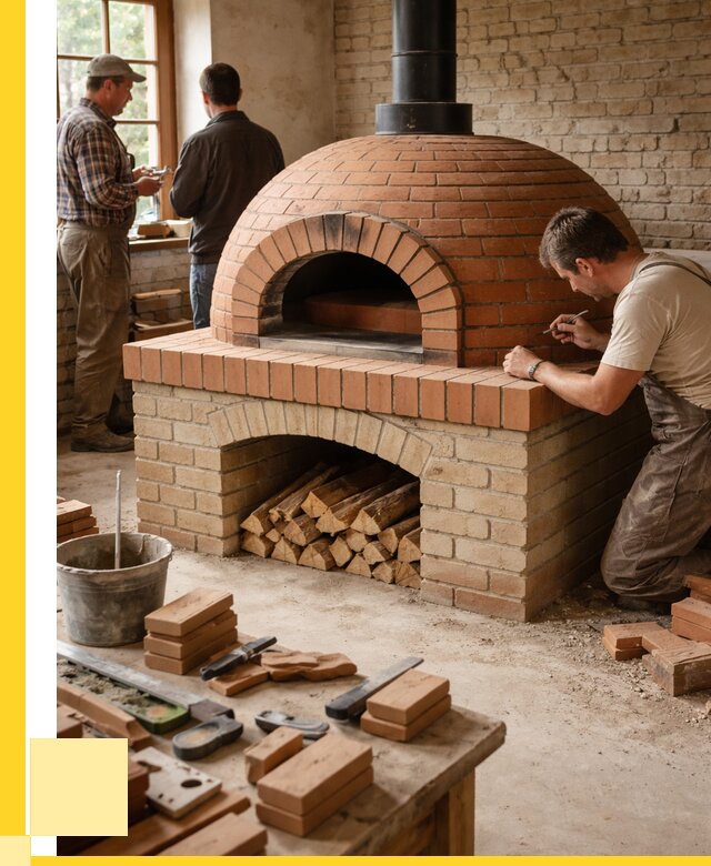 Помпейская печь дровяная для пиццы в Черняховске | ЭриданЧрх от 209600 р.