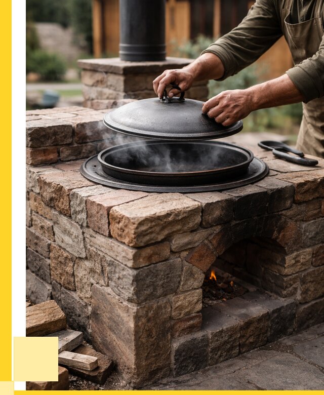 Печи для казана в Черняховске по цене от 18864 р. | ЭриданЧрх