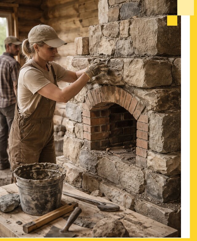 Каменные печи на заказ и монтаж в Черняховске, долговечные решения