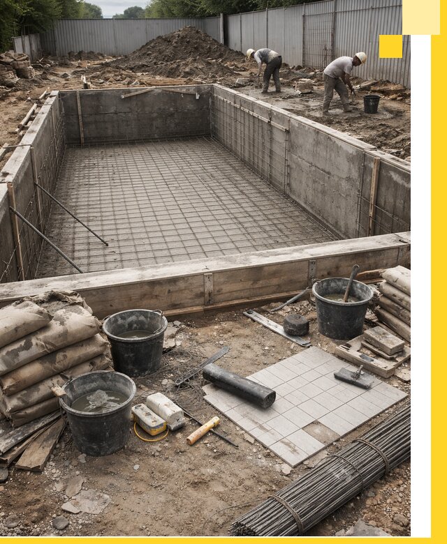 Строительство бассейнов под ключ в Черняховске, дизайн и монтаж