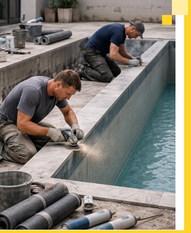 Профессиональный ремонт бассейнов под ключ в Черняховске