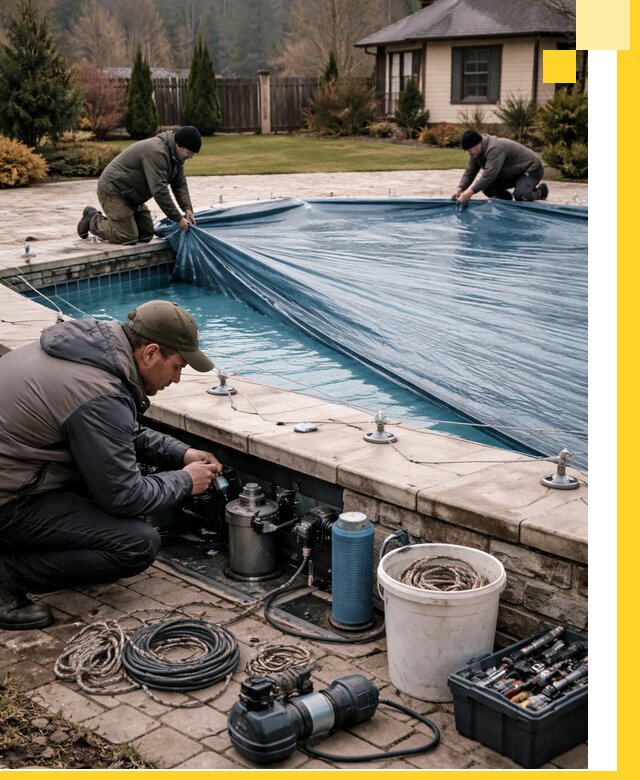 Консервация бассейнов в Черняховске: подготовка к длительному хранению