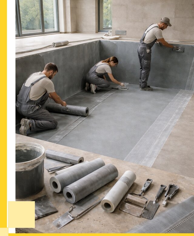 Гидроизоляция бассейнов в Черняховске от 2096 р., ЭриданЧрх