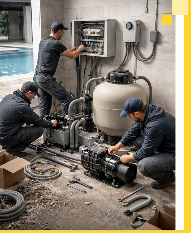 Профессиональный монтаж оборудования для бассейнов в Черняховске