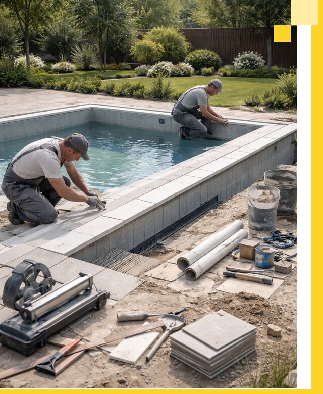 Строительство открытых бассейнов под ключ в Черняховске профессионально