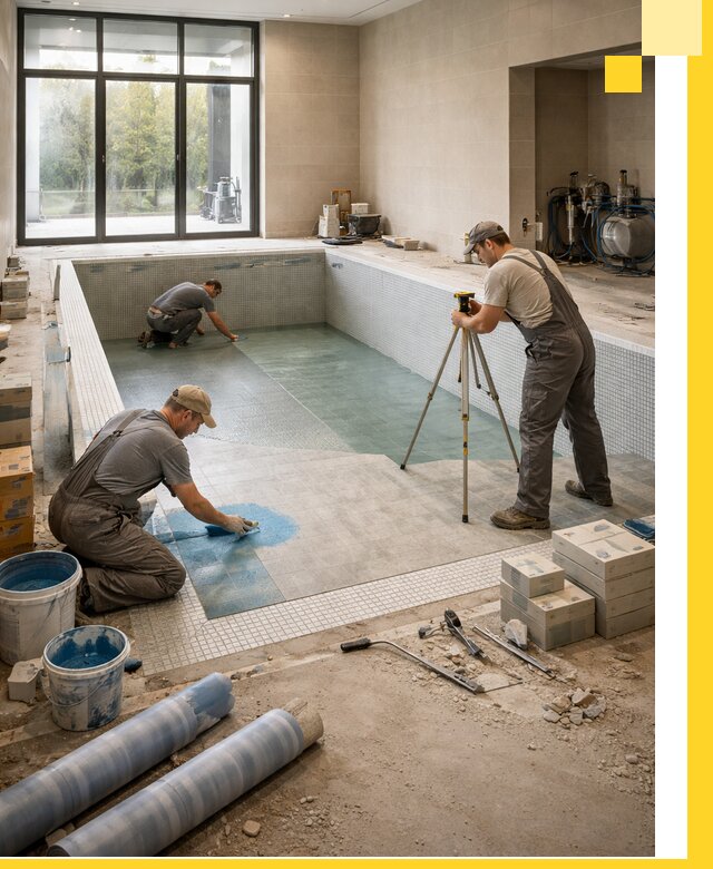 Проект и строительство закрытых бассейнов в Черняховске под ключ