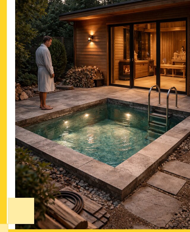 Бани с бассейном под ключ в Черняховске от 99560 р. | ЭриданЧрх