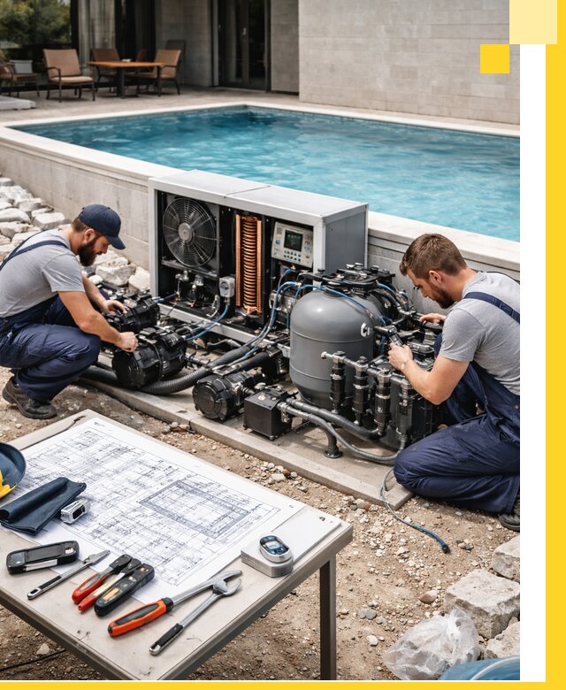 Проектирование и монтаж бассейнов с подогревом в Черняховске