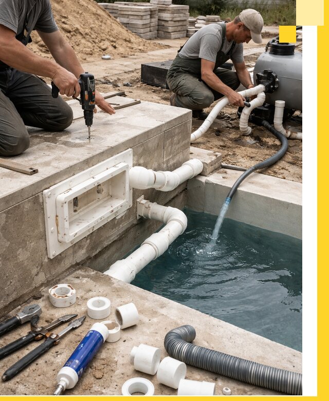 Строительство скиммерных бассейнов под ключ в Черняховске