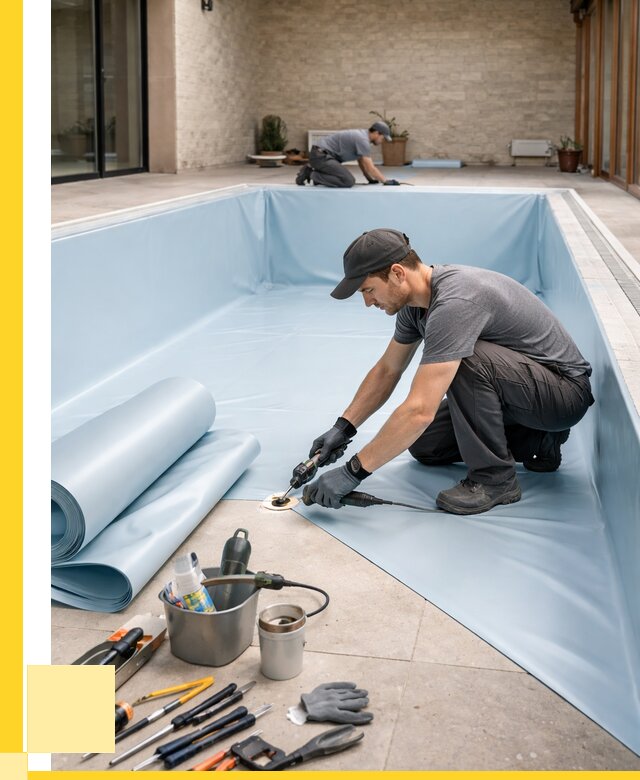 Пленка ПВХ для бассейнов в Черняховске от 2620 р. | ЭриданЧрх