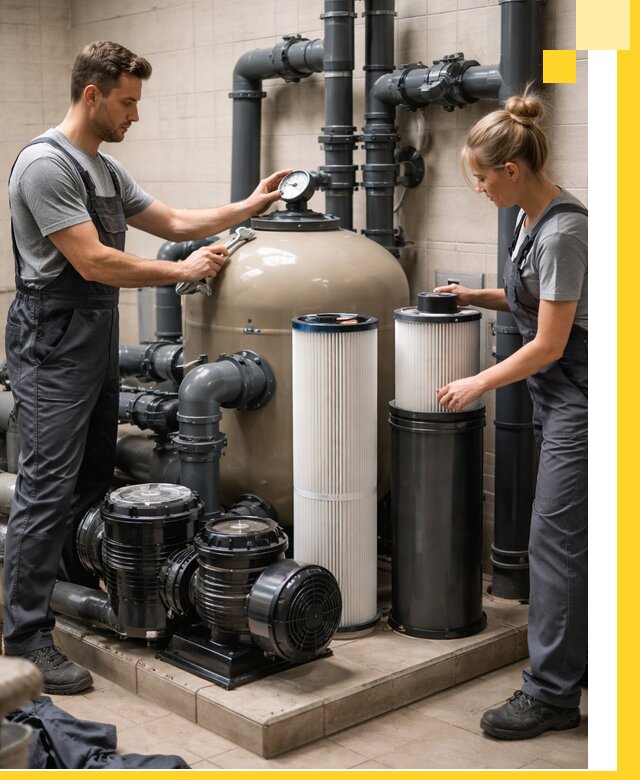 Фильтры и системы фильтрации для бассейнов в Черняховске