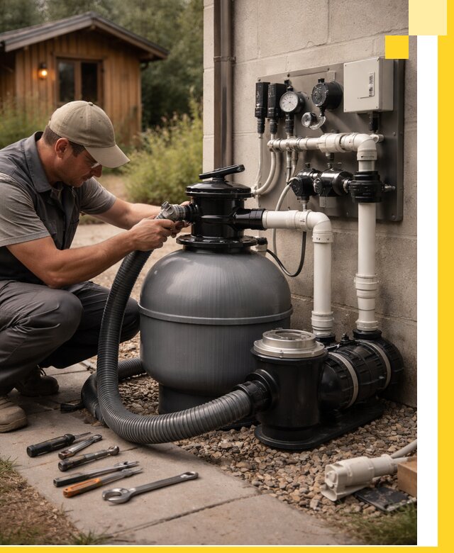 Продажа и монтаж фильтров и насосов для бассейнов в Черняховске