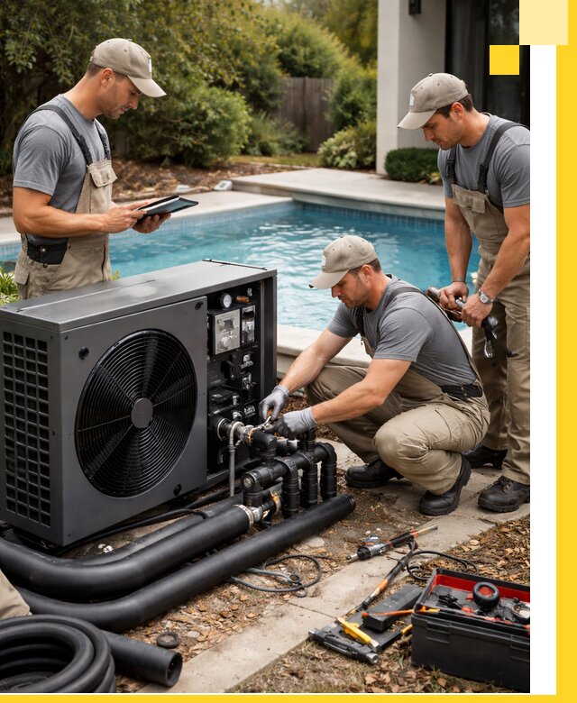 Проектирование и установка тепловых насосов для бассейнов в Черняховске