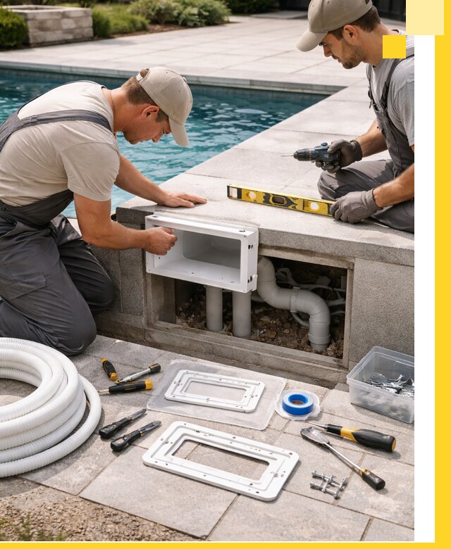 Поставка и установка скиммеров для бассейнов в Черняховске