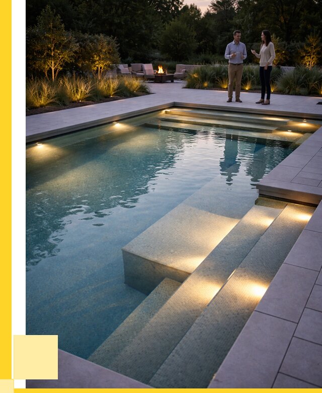 Освещение бассейнов в Черняховске под ключ от 26200 р. | ЭриданЧрх