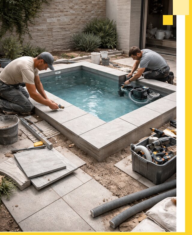 Мини бассейны под ключ в Черняховске, дизайн и установка