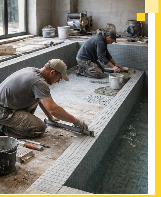 Строительство бассейна в частном доме в Черняховске под ключ