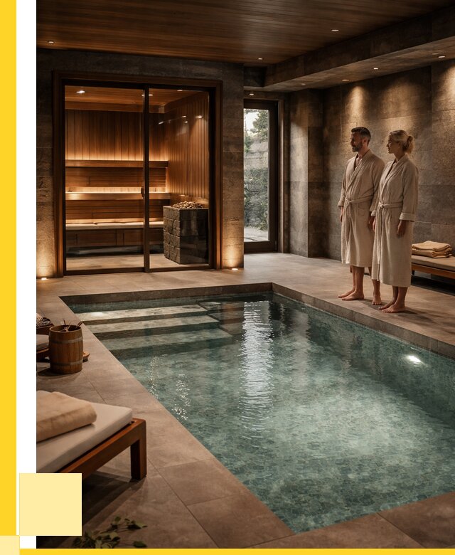 Сауна с большим бассейном в Черняховске от 1257600 р. ЭриданЧрх