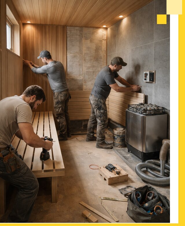 Сауны под ключ в Черняховске, проектирование, строительство, отделка