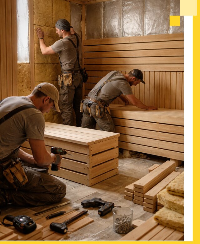 Профессиональное строительство саун под ключ в Черняховске